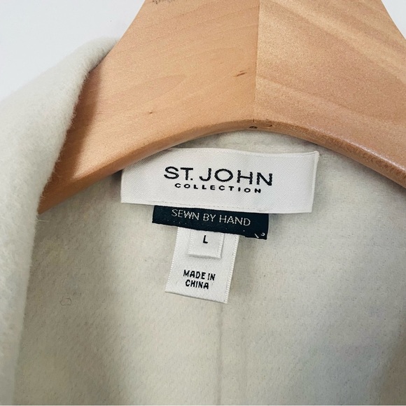 St.John wool/cashmere blanket coat $1300 retails - Picture 2 of 11